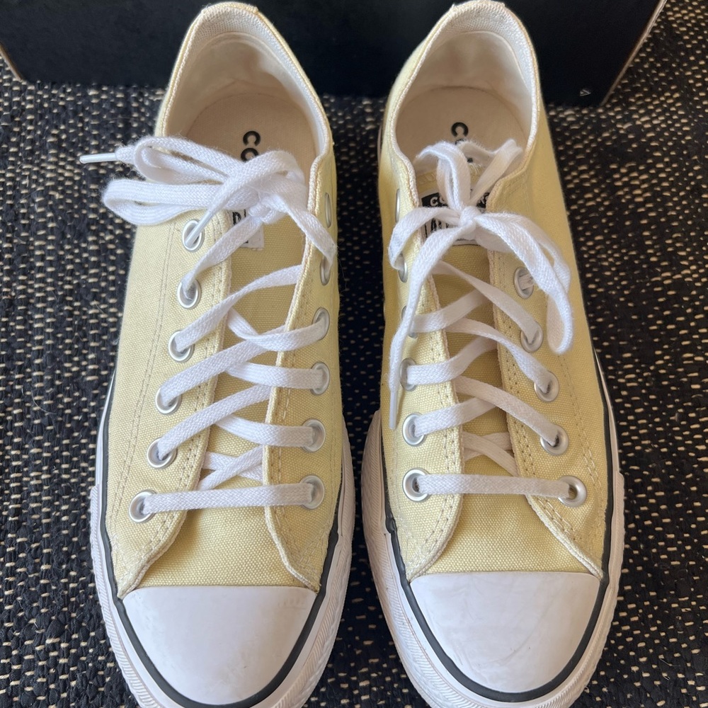 Converse Lemon Drop Platform Sneaker in Womens 7